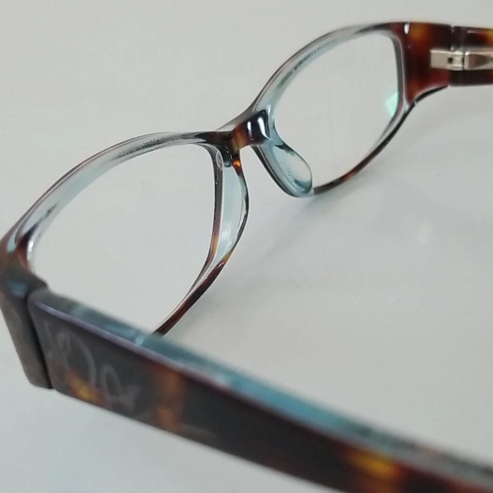 Bulova Galena Eyeglass Tortoise/Blue Frames